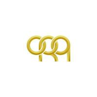lettere orq logo semplice moderno pulito vettore