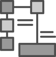 diagramma di flusso vettore icona design