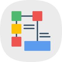 diagramma di flusso vettore icona design