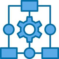 flusso di lavoro processi vettore icona design