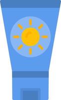 crema solare vettore icona design