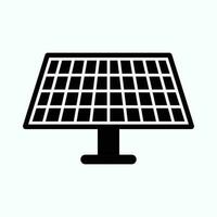solare pannello icona eps10 - vettore