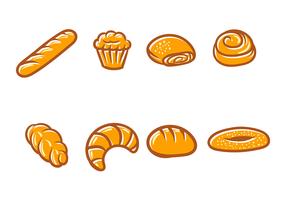 Icona di vettore del pane