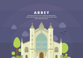 Illustrazione dell'abbazia vettore