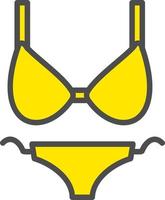 bikini vettore icona