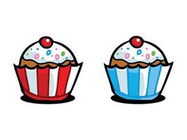 Cupcake vettore illustrazioni