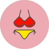 bikini vettore icona