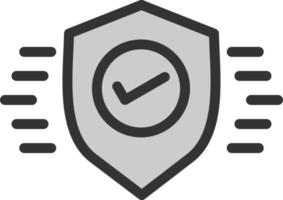 protezione vettore icona design