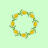 Limone ornamenti logo vettore