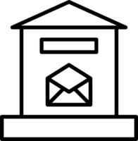 lettera scatola vettore icona design