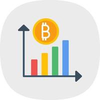 criptovaluta investimento vettore icona design