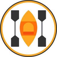 kayak vettore icona design