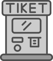 biglietto macchina vettore icona design