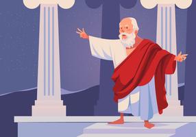 Filosofo Socrates Vector