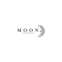Luna logo icona vettore isolato