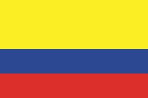 columbia bandiera design vettore