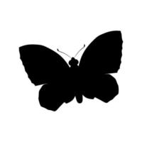 astratto nero la farfalla. vettore illustrazione