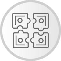 puzzle vettore icona