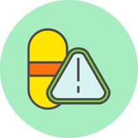 icona di vettore di overdose
