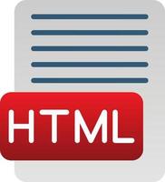 html vettore icona design
