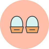 icona di vettore di uova