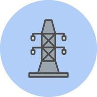 elettrico Torre vettore icona