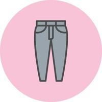 icona di vettore dei jeans
