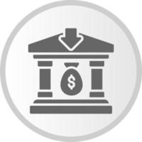 banca depositare vettore icona
