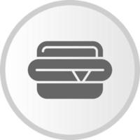 hamburger veloce cibo vettore icona
