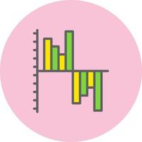 gantt grafico vettore icona