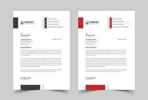 semplice professionale carta intestata modello, minimalista carta intestata, aziendale carta intestata vettore