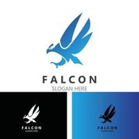 falco logo design Immagine, silhouette aquila modello illustrazione vettore