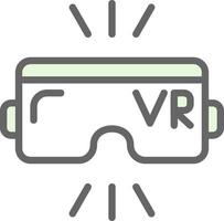 virtuale la realtà vettore icona design