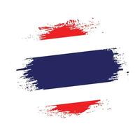 professionale grunge struttura Tailandia spruzzo bandiera vettore