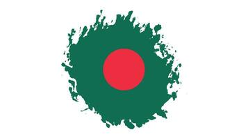 dipingere spazzola ictus bangladesh bandiera vettore per gratuito Scarica