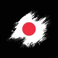 grunge struttura sbiadito Giappone bandiera vettore