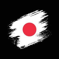 Giappone grunge struttura bandiera vettore