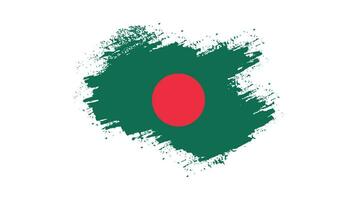 spazzola telaio bangladesh bandiera vettore