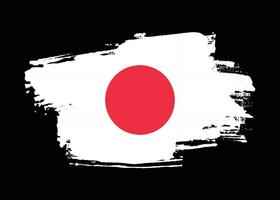Giappone afflitto grunge bandiera vettore