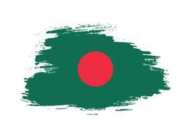 macchia spazzola ictus bangladesh bandiera vettore