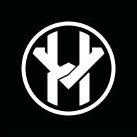 xv logo monogramma design modello vettore
