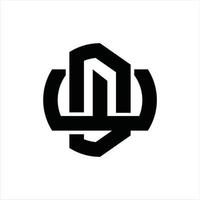 dw logo monogramma design modello vettore