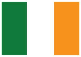 nazionale bandiera di Irlanda - piatto colore icona. vettore