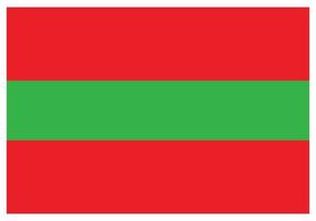 nazionale bandiera di Transnistria - piatto colore icona. vettore