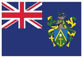 nazionale bandiera di pitcairn isole - piatto colore icona. vettore