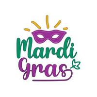 mardi gras t camicia design vettore