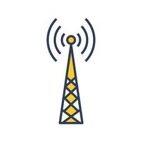 Telecom Torre vettore icona