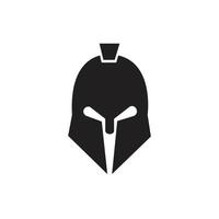 spartano Gladiatore logo modello vettore