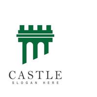 castello ilustration logo vettore modello