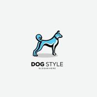 cane design vettore logo modello